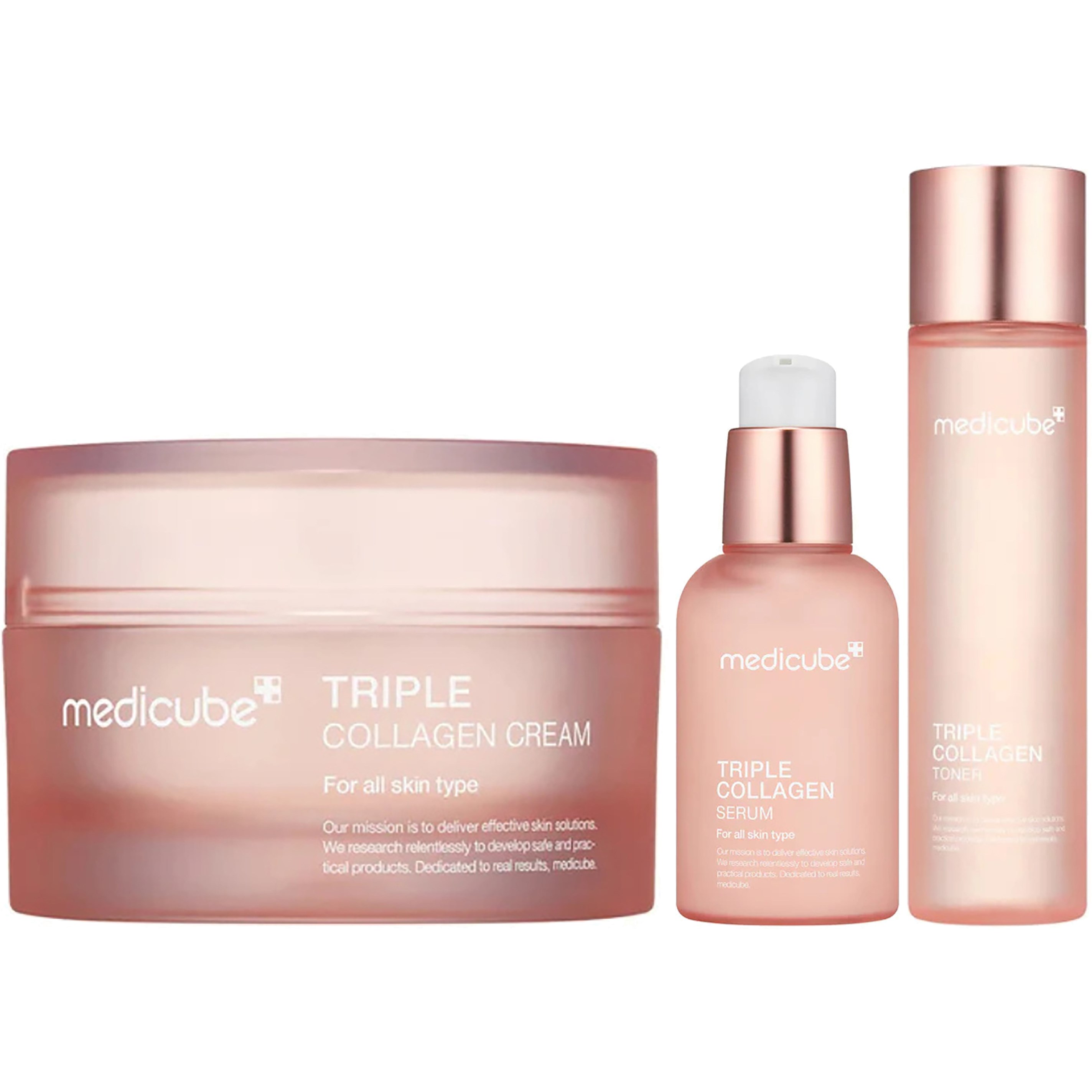 Medicube Triple Collagen 4.0 Bundle Cream 50 ml Serum 55 ml Toner