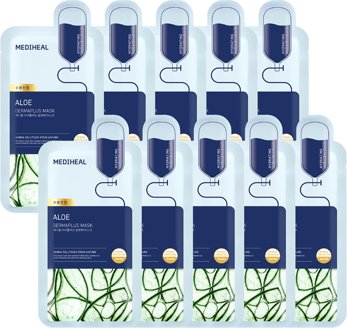 Mediheal Dermaplus Aloe Mask 10 st