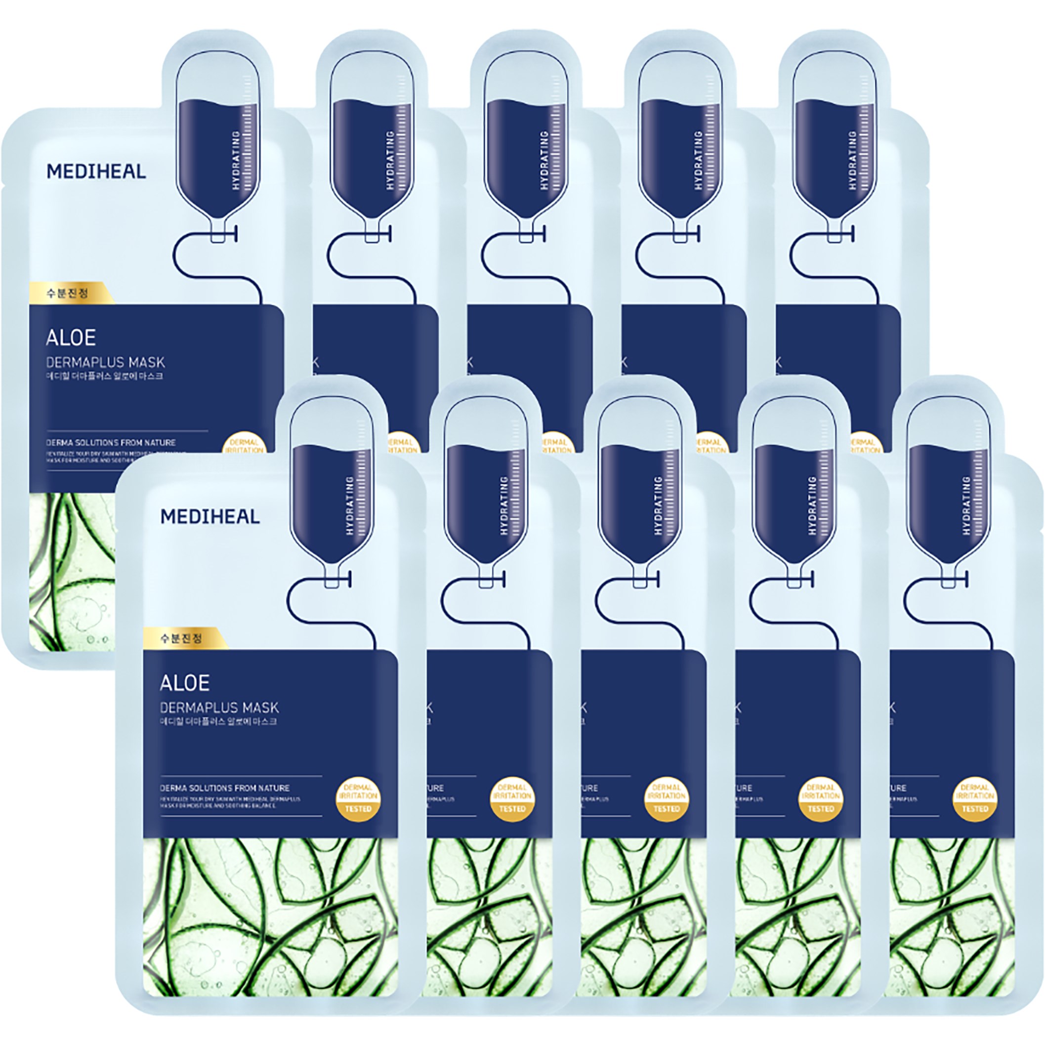 Mediheal Dermaplus Aloe Mask 10 kpl