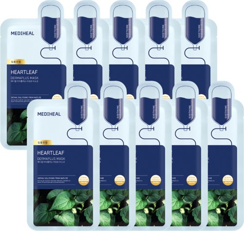 Mediheal Dermaplus Heartleaf Mask 10 st