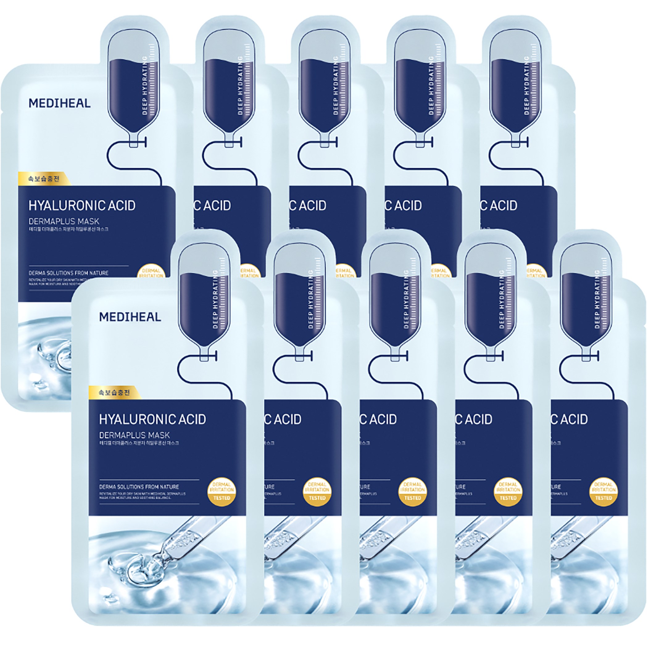 Mediheal Dermaplus Low Molecular Hyaluronic Acid Mask 10 kpl