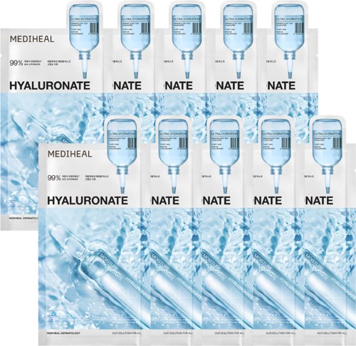 Mediheal Hyaluronate Essential Mask Ultra Hydration 10 stk