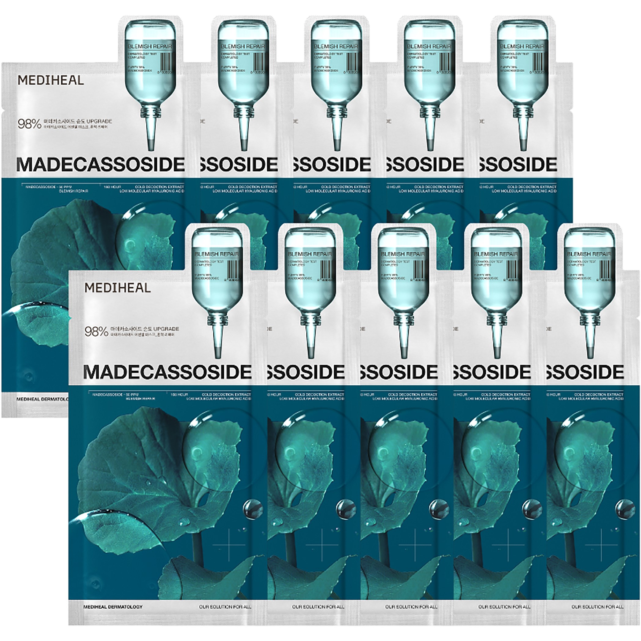 Mediheal Madecassoside Essential Mask Blemish Repair 10 stk