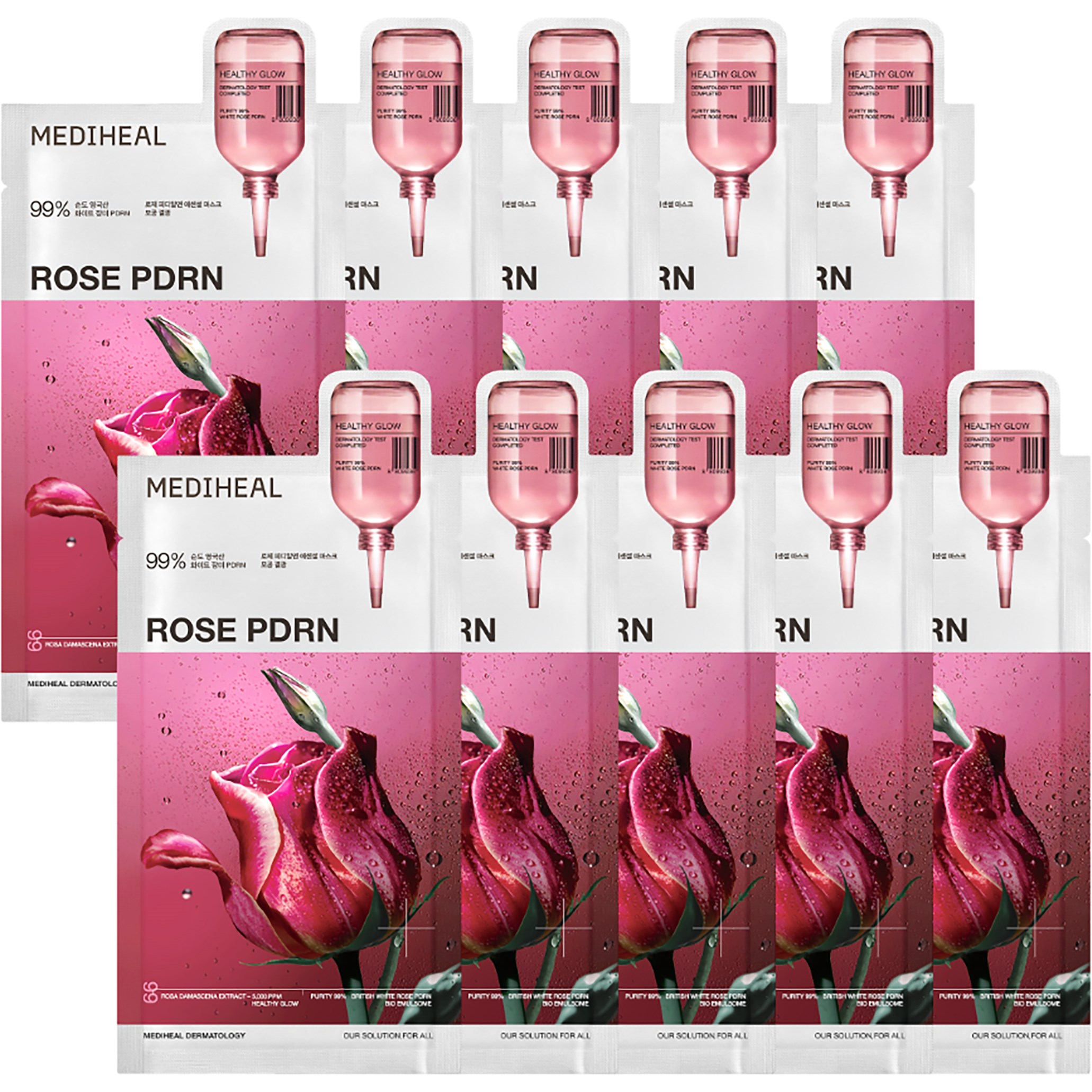 Mediheal Rose PDRN Essential Mask Healthy Glow