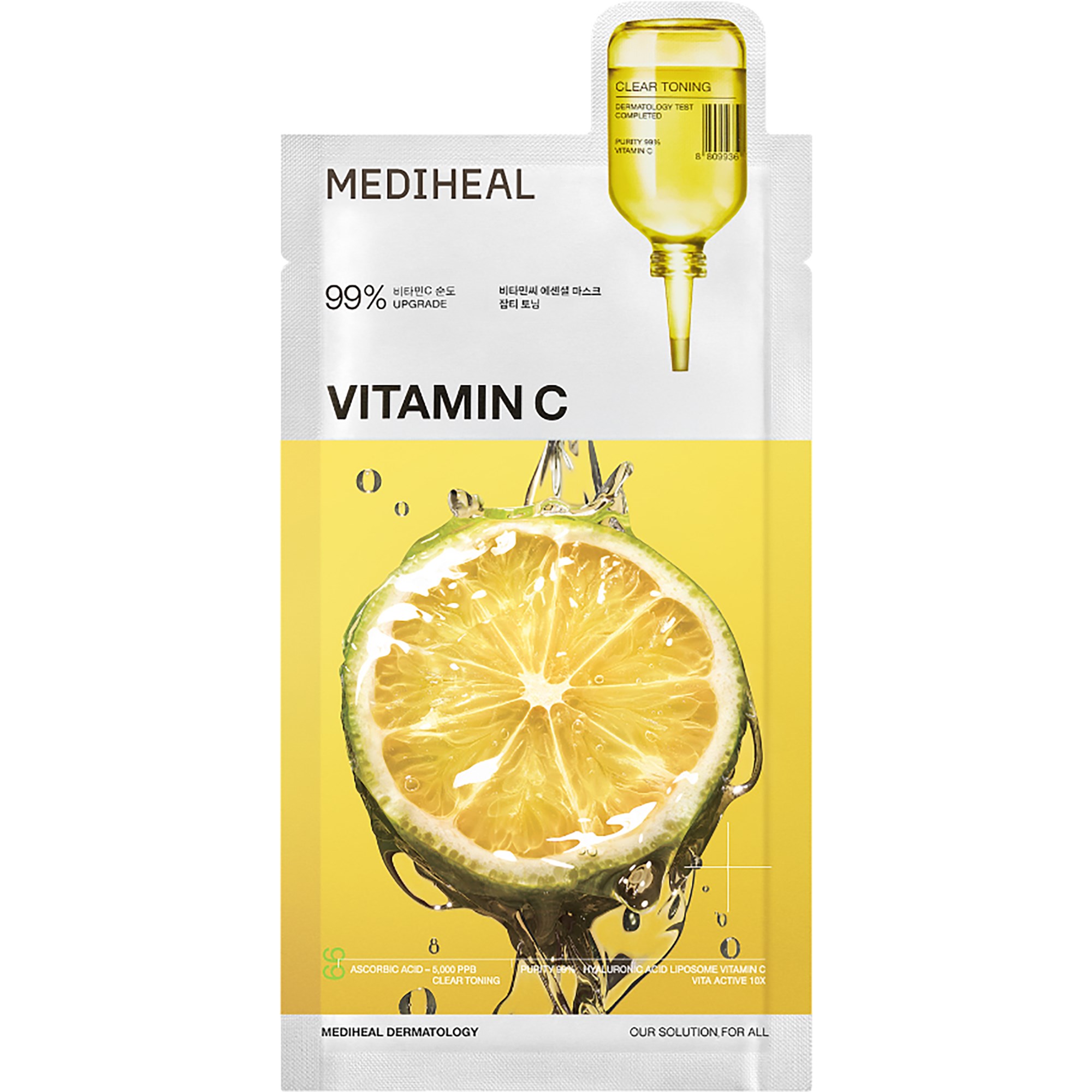 Mediheal Vitamin C Essential Mask Clear Toning 1 stk