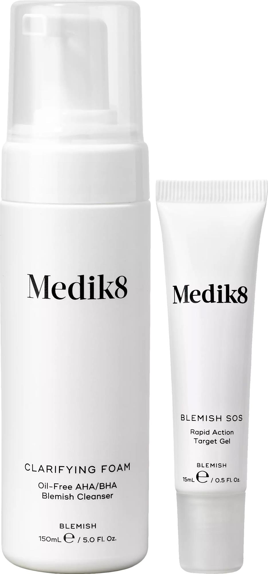 Medik8 Acne Bundle Cleansing Foam 150 ml & Blemish SOS 15 ml