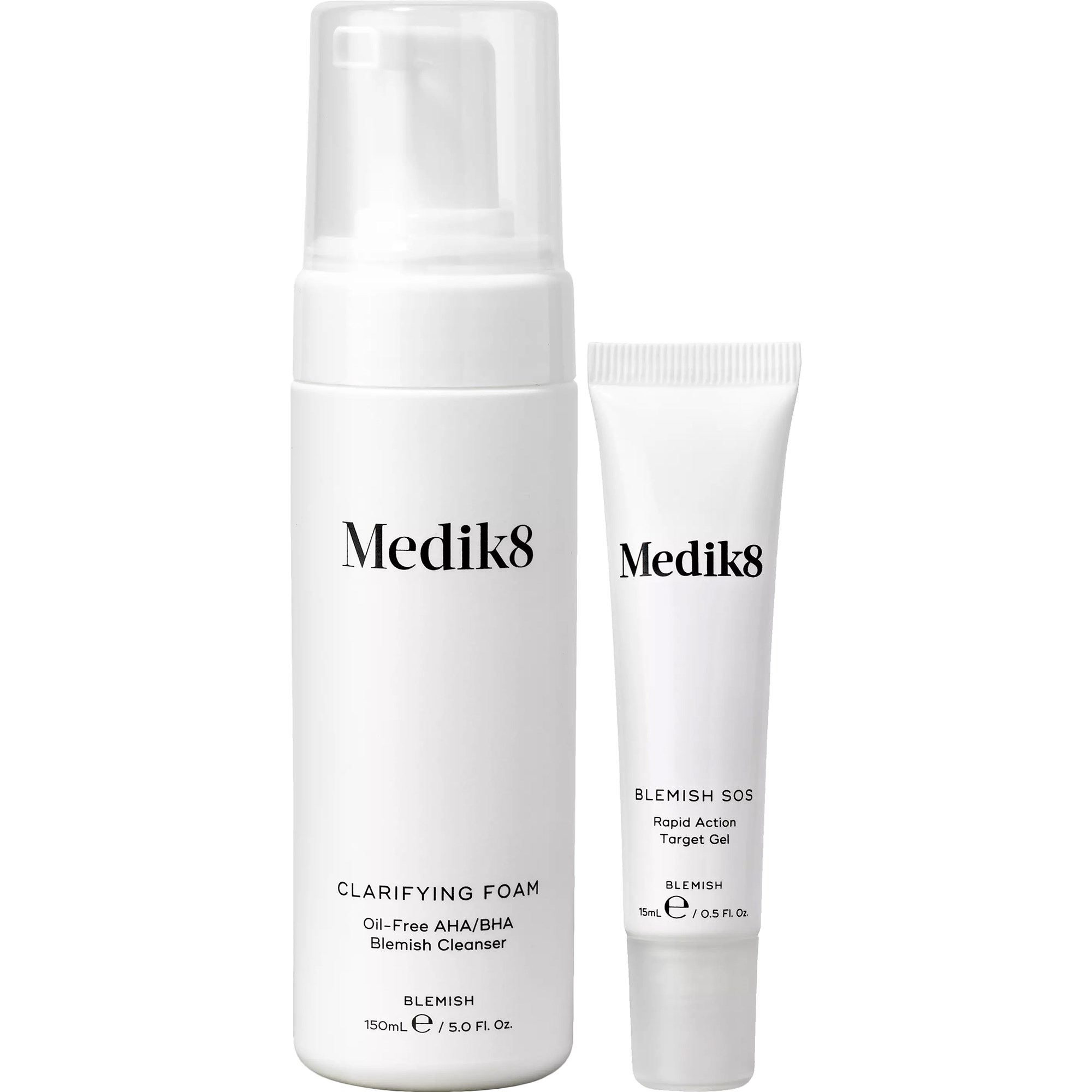 Medik8 Acne Bundle Cleansing Foam 150 ml & Blemish SOS 15 ml