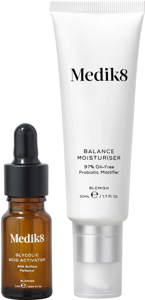 Medik8 Balance Moisturiser with Glycolic Acid Activator 50 + 10ml 50 ml