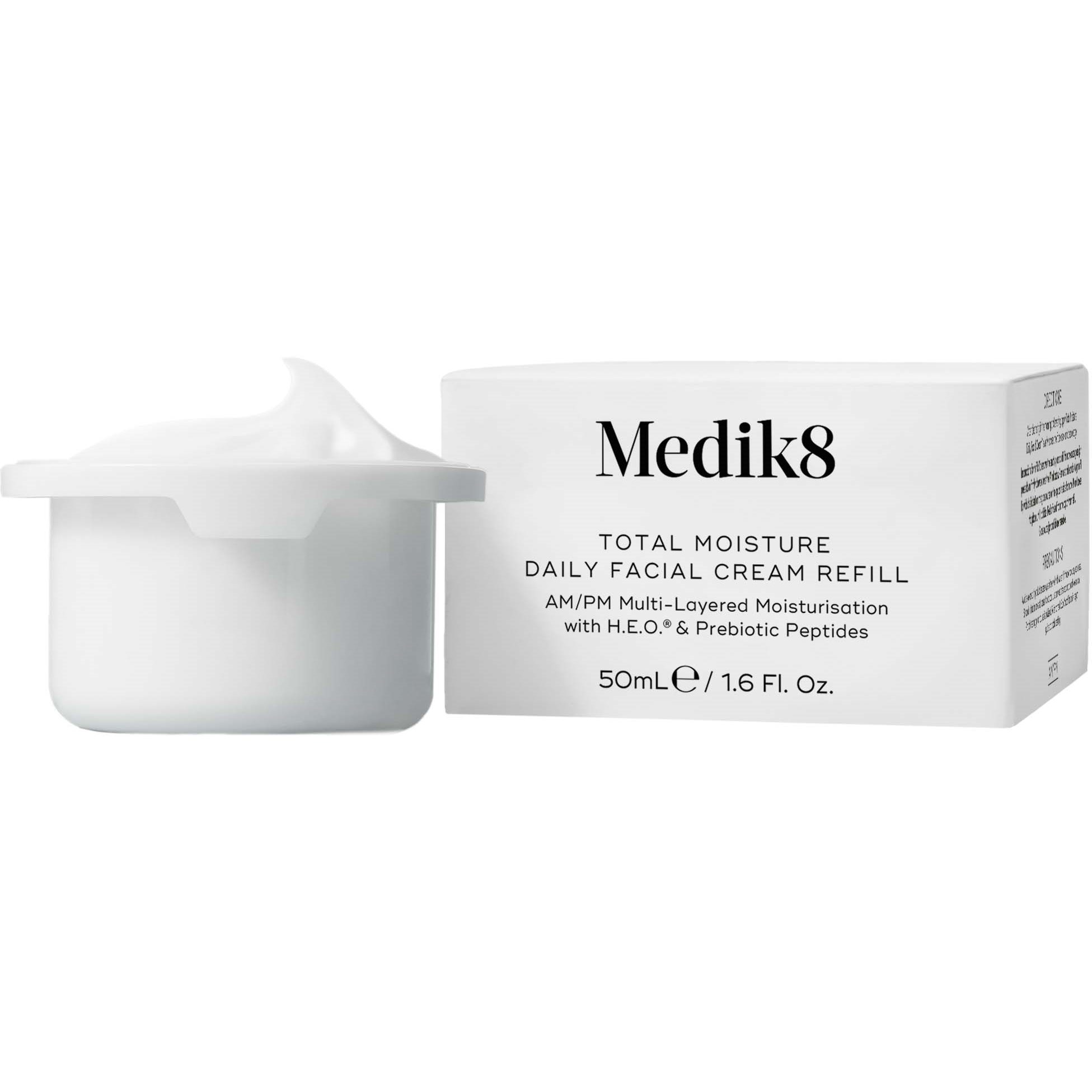 Läs mer om Medik8 Total Moisture Daily Facial Cream Refill 50 ml