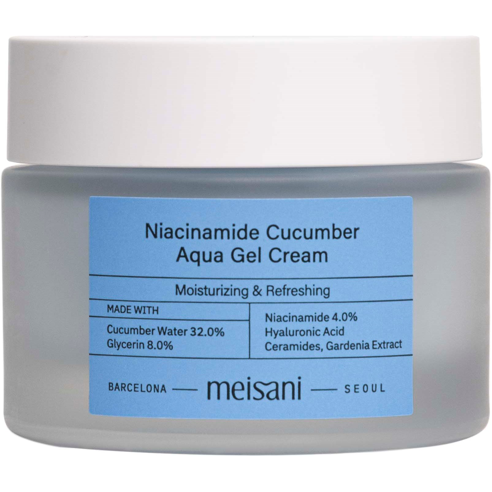 Läs mer om Meisani Niacinamide Cucumber Aqua Gel Cream 50 ml