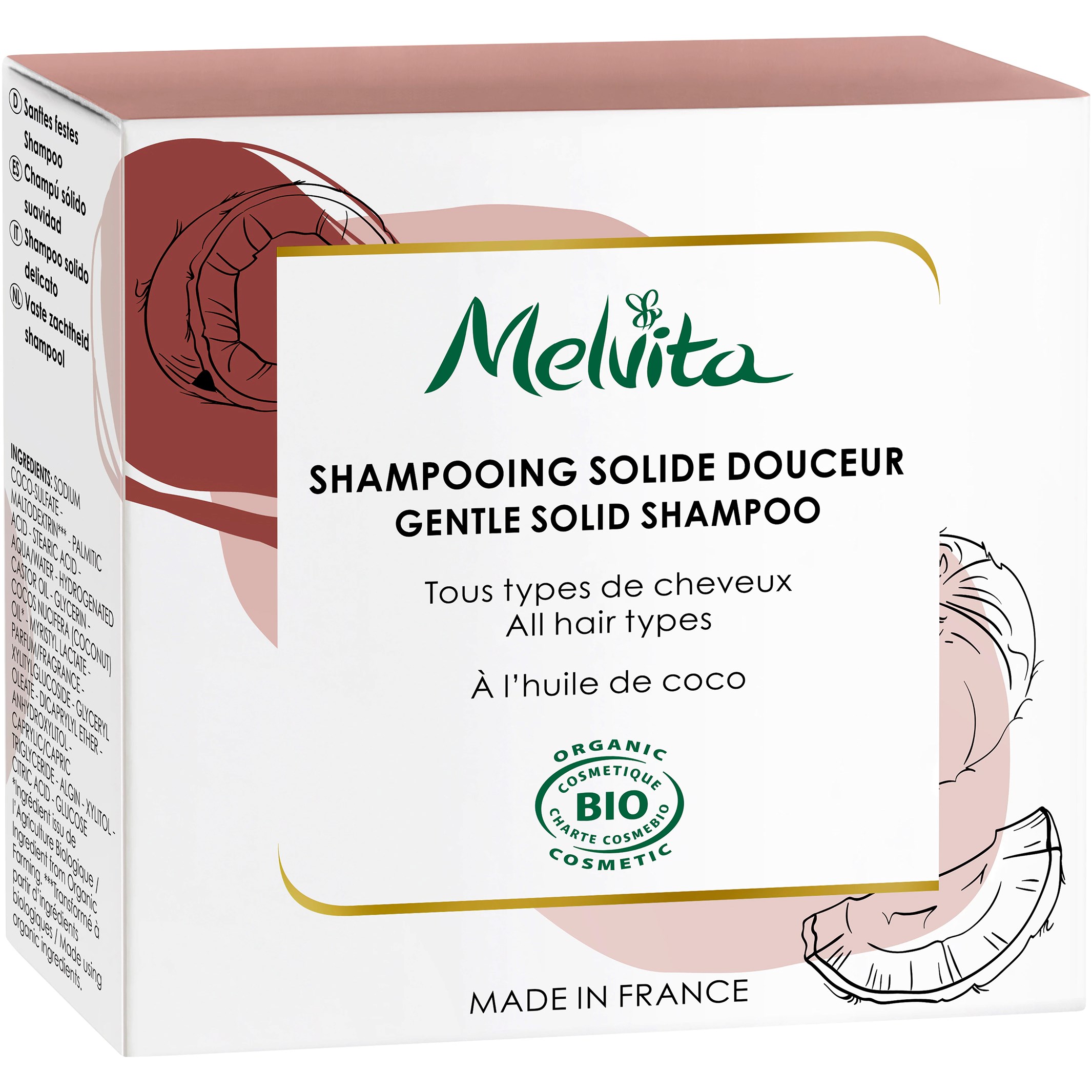 Bilde av Melvita Gentle Solid Shampoo 55 G