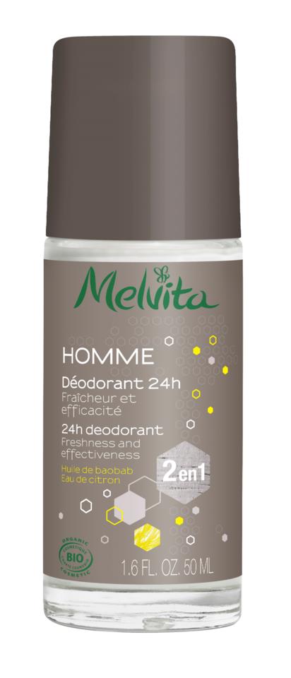 Melvita Homme 24H Men Deodorant 50 ml