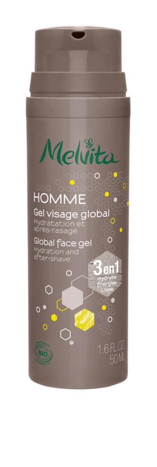 Melvita Homme Global Face Gel Men 50 ml