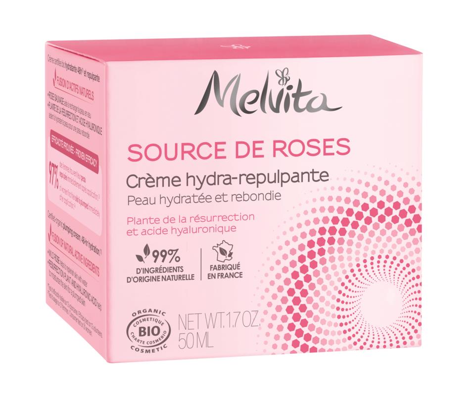 Melvita Source De Roses Hydra-Plumping Cream 50 ml