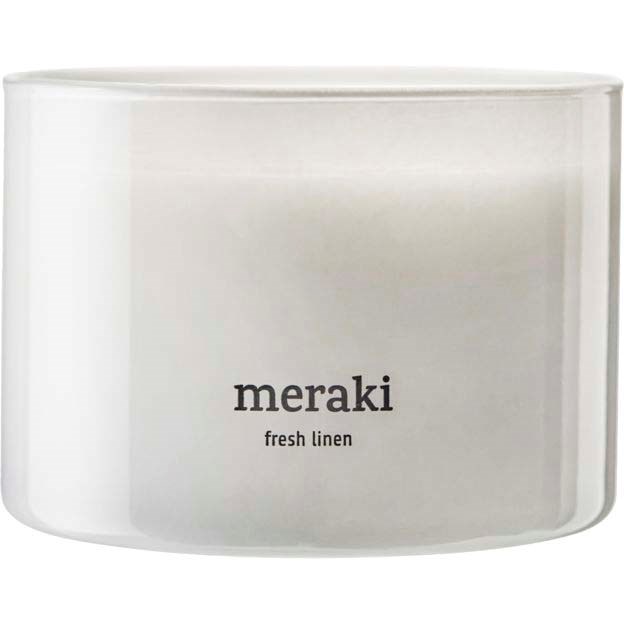 Meraki Fresh Linen Scented Candle Large