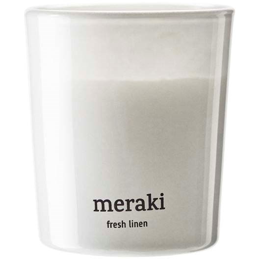 Meraki Fresh Linen Scented Candle Small