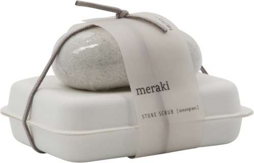 Meraki Lemongrass Stone Scrub 100 g