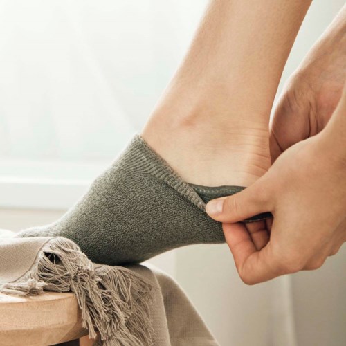 Meraki Moisturizing Socks Grey