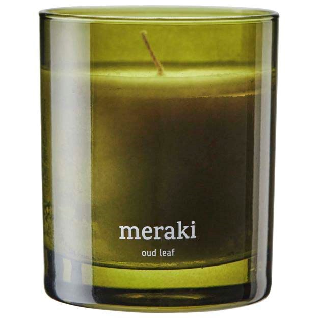 Meraki Oud Leaf Scented Candle Medium