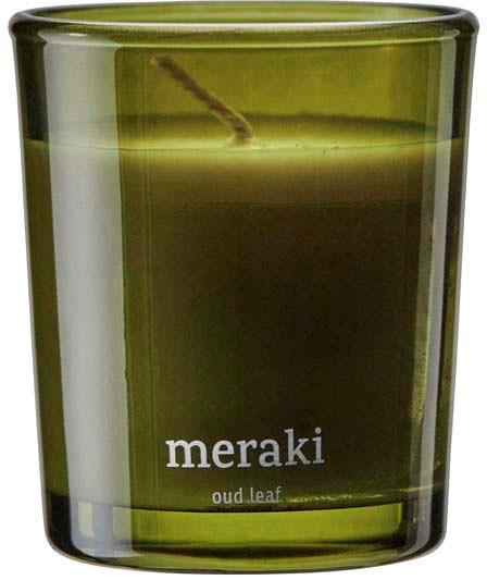 Meraki Oud Leaf Scented Candle Small
