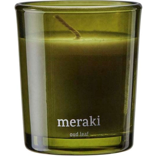 Meraki Oud Leaf Scented Candle Small