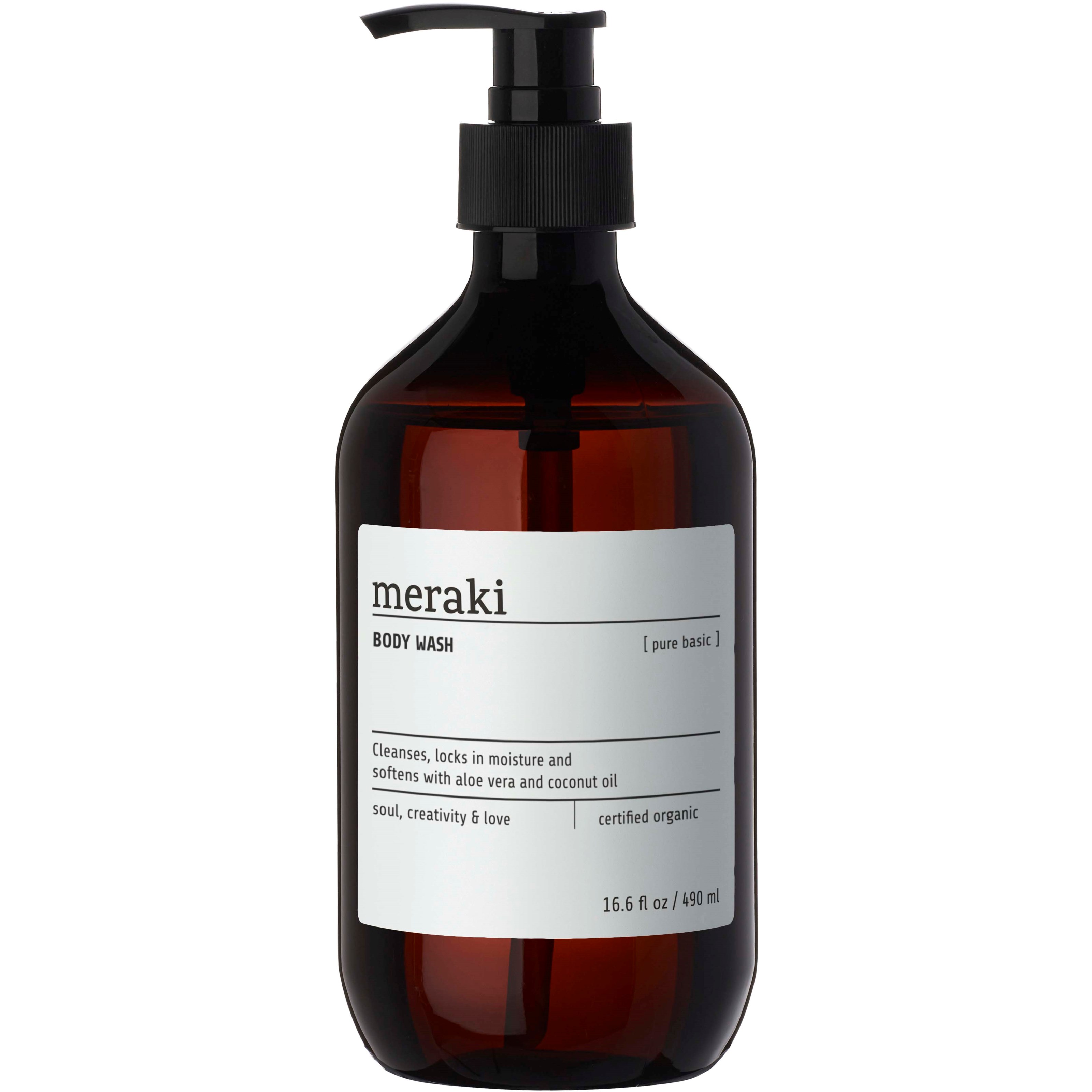 Meraki Pure Basic Body Wash 490 ml billede