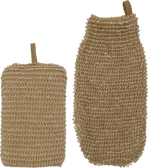 Meraki Sponge And Exfoliating Glove Jute