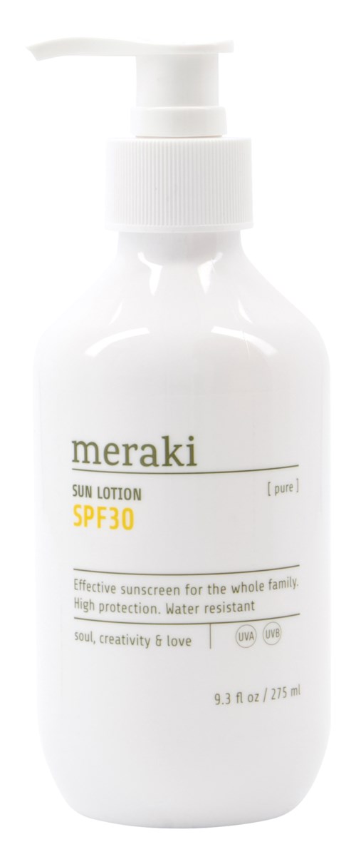meraki sun lotion pure spf 30