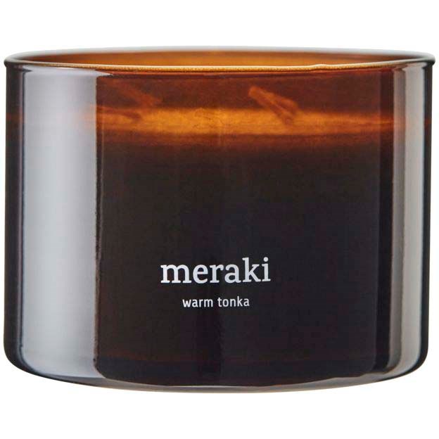 Meraki Warm Tonka Scented Candle Large