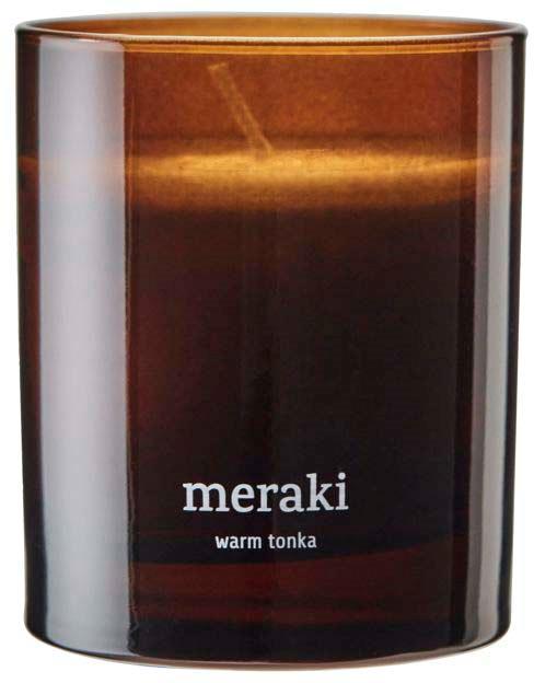 Meraki Warm Tonka Scented Candle Medium