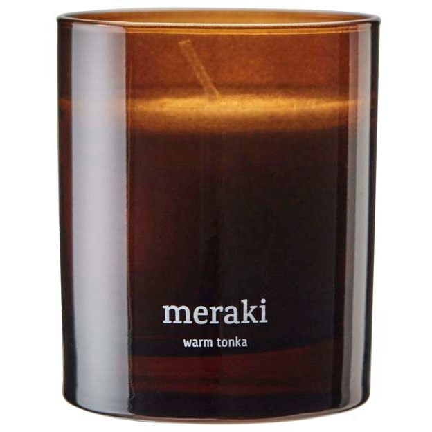 Meraki Warm Tonka Scented Candle Medium