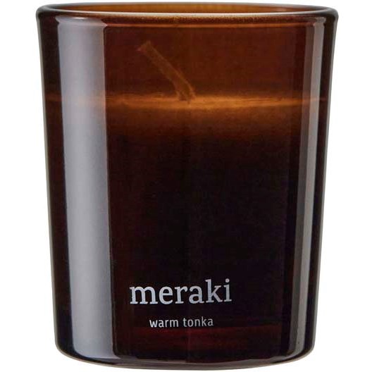 Meraki Warm Tonka Scented Candle Small