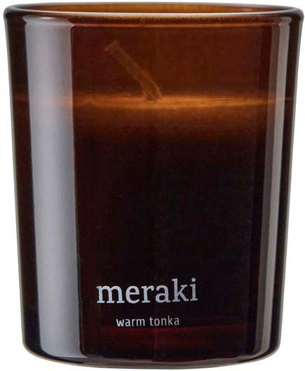 Meraki Warm Tonka Scented Candle Small