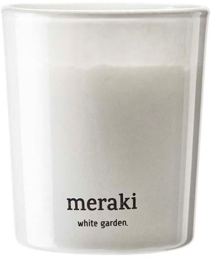 Meraki White Garden Scented Candle Small