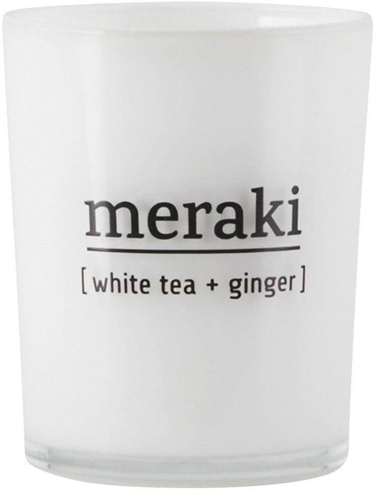 Meraki White tea & ginger Scented Candle, White tea & ginger