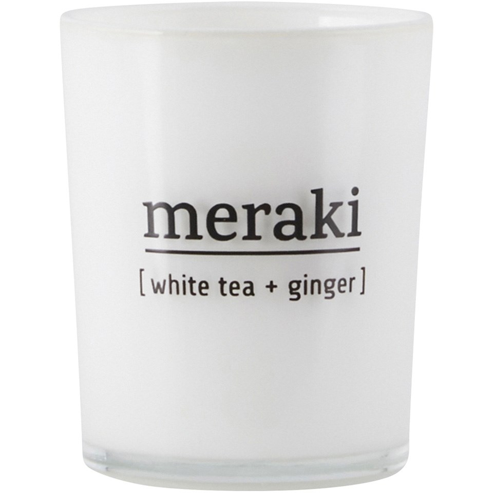 Läs mer om Meraki White tea & ginger Doftljus