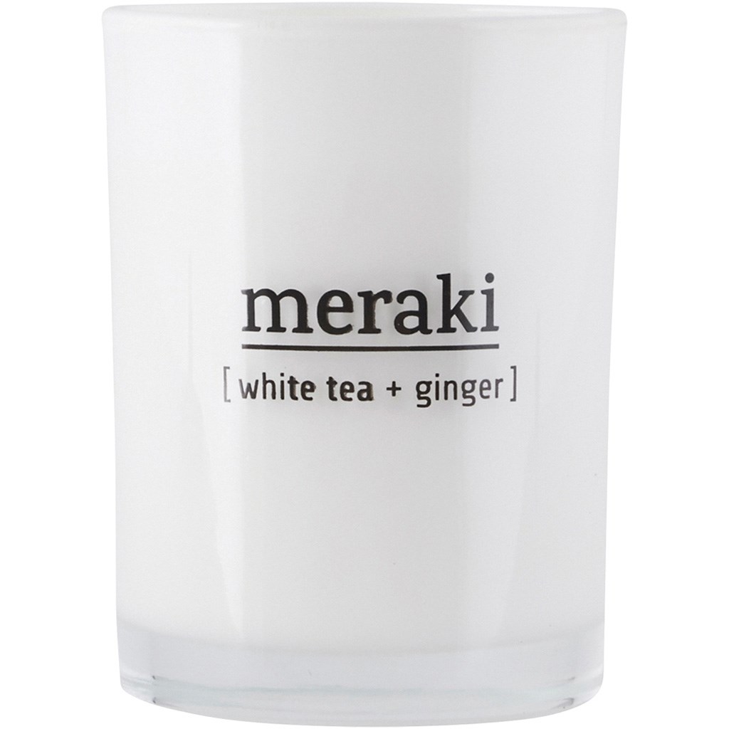 Meraki White tea & ginger Doftljus