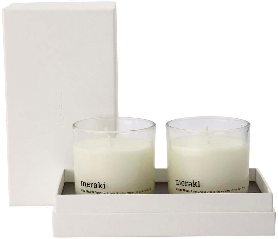 Meraki Wild Meadow Scented Candle 2 x 135 g 135 g