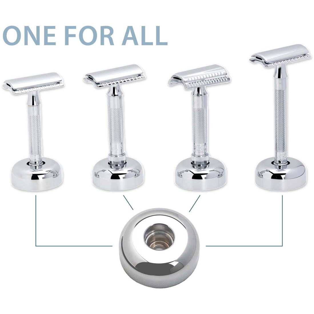 Merkur Solingen Razor Stand 4006 One For All Chrome (obrázok 5)