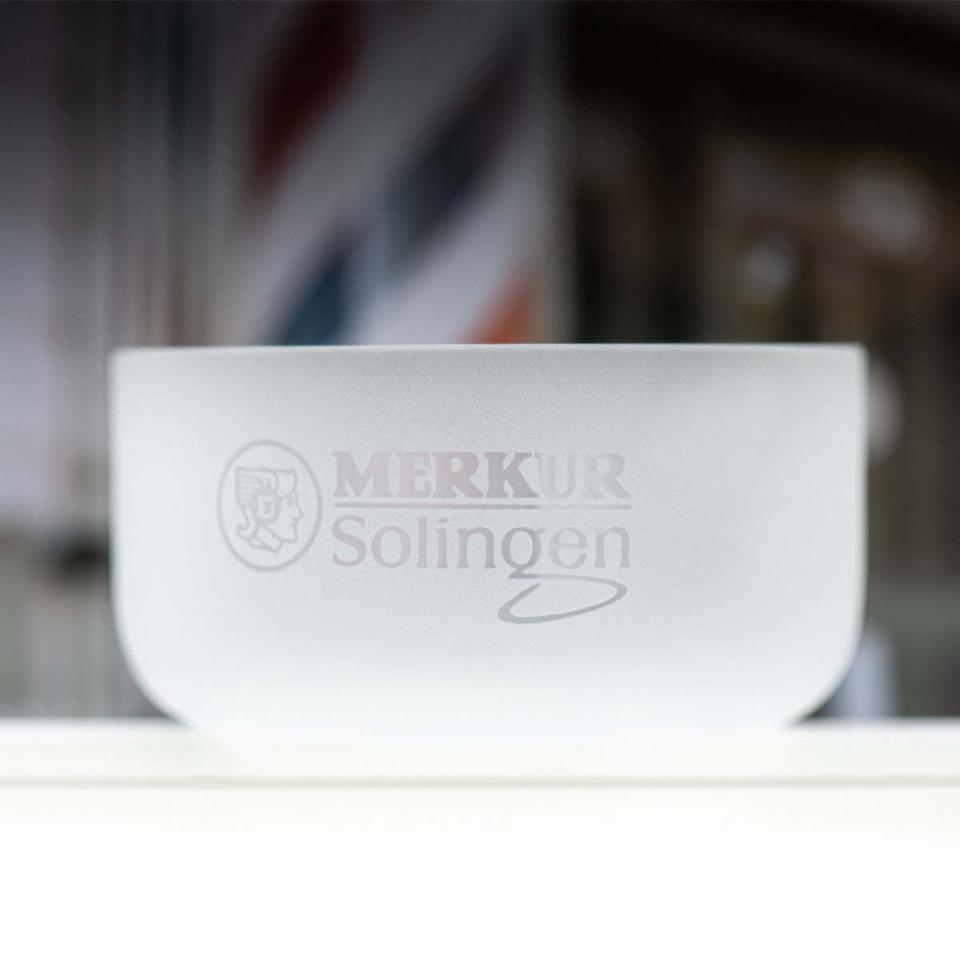 Merkur Solingen Shaving Bowl 4000 Soap Dish Crystal