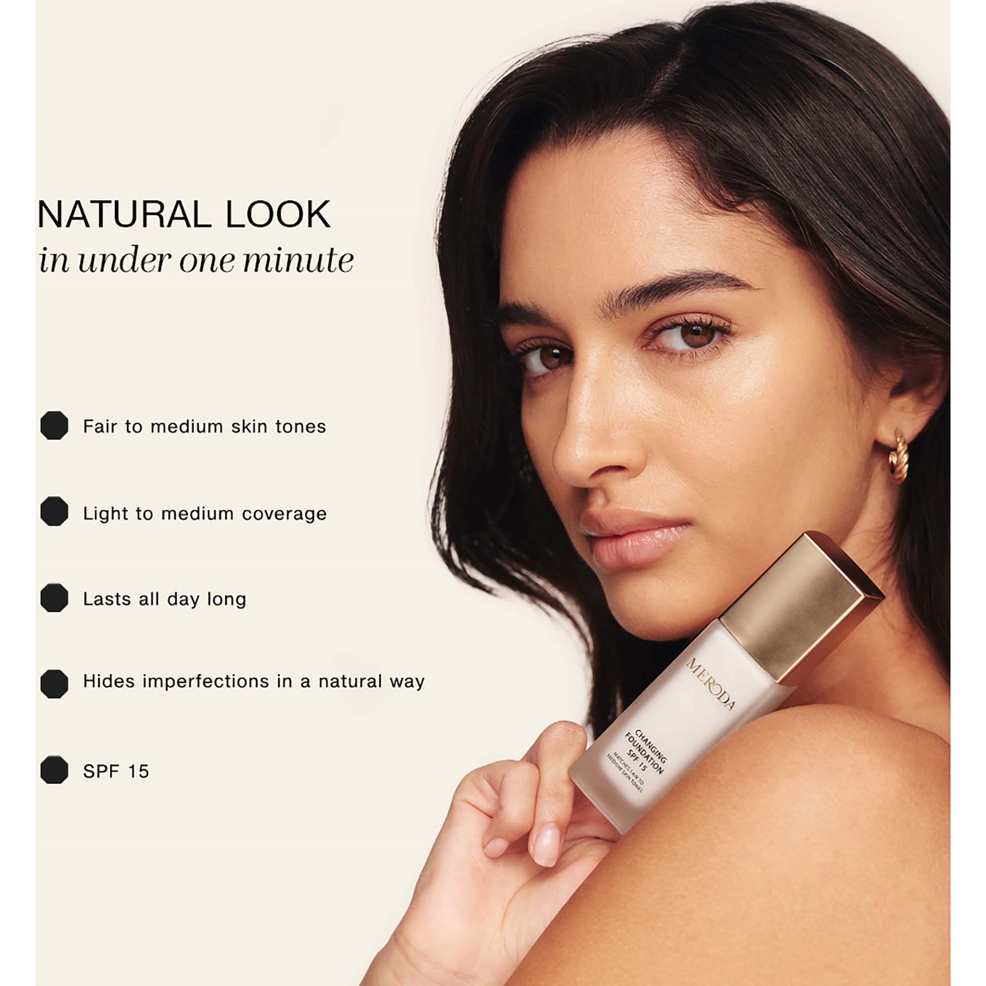 Meroda Cosmetics Changing Foundation SPF15 30 ml (obrázok 2)