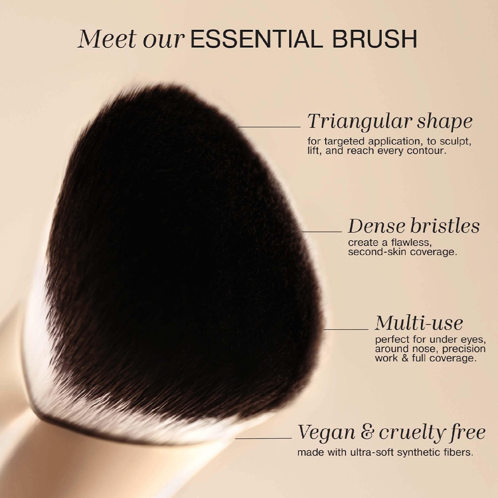 Meroda Cosmetics Essential Brush (obrázok 5)