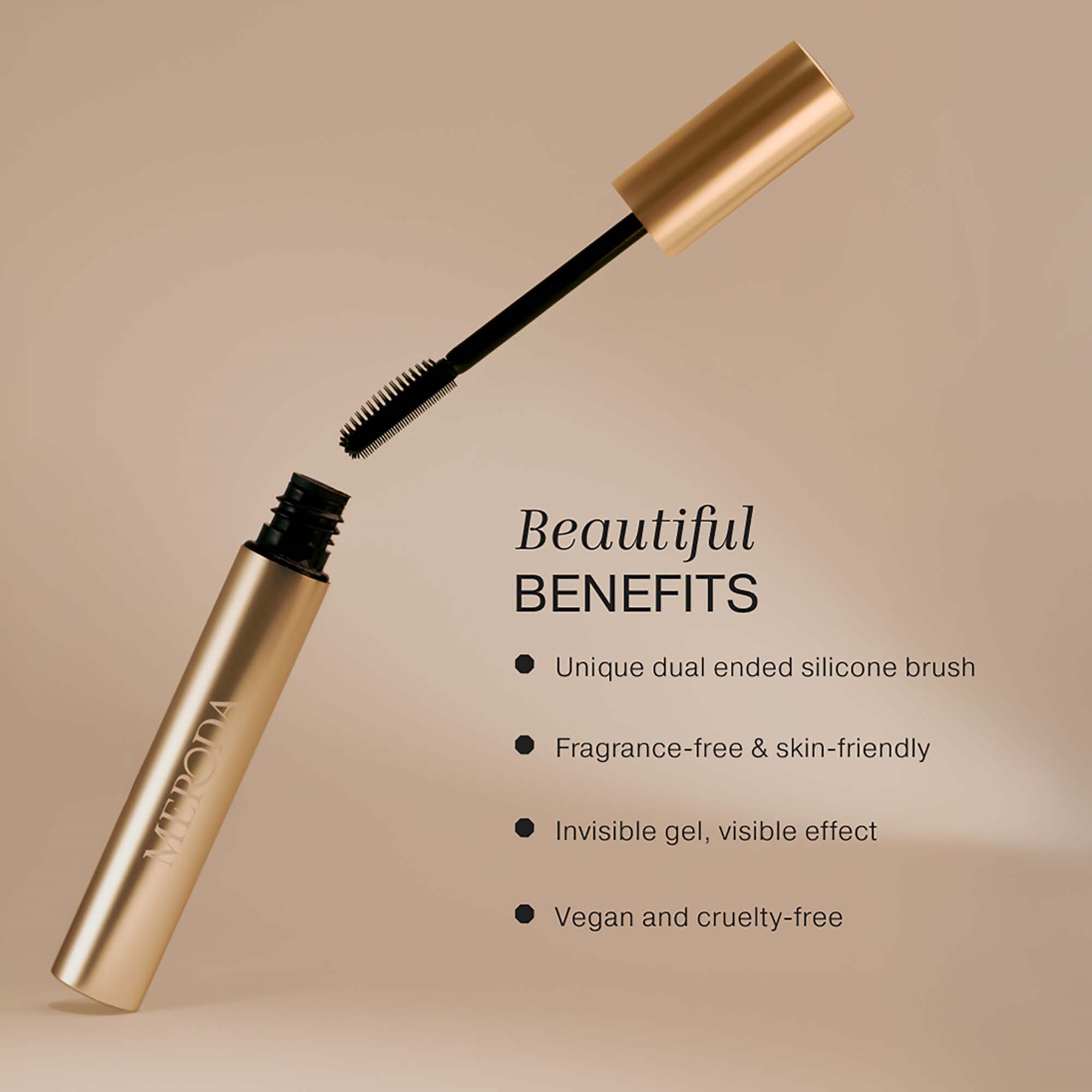 Meroda Cosmetics Precision Brow Gel Clear (obrázok 6)
