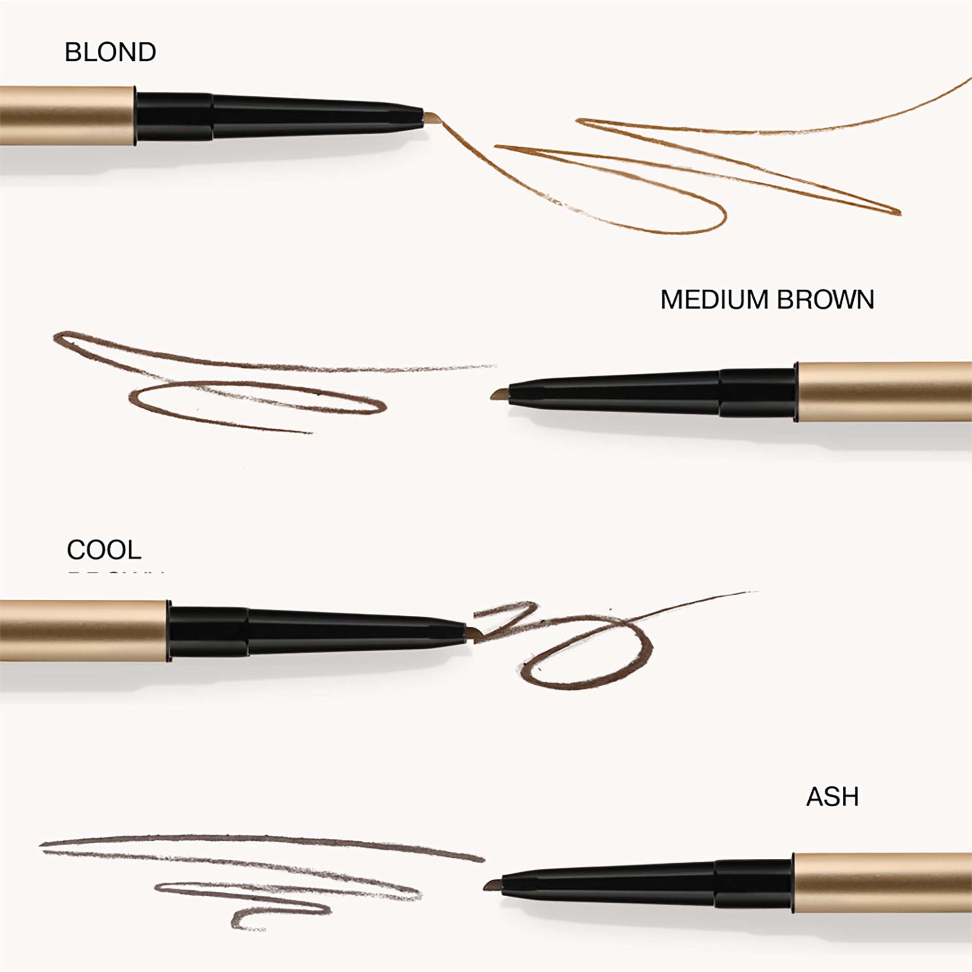 Meroda Cosmetics Precision Brow Pencil Cool Brown (obrázok 7)