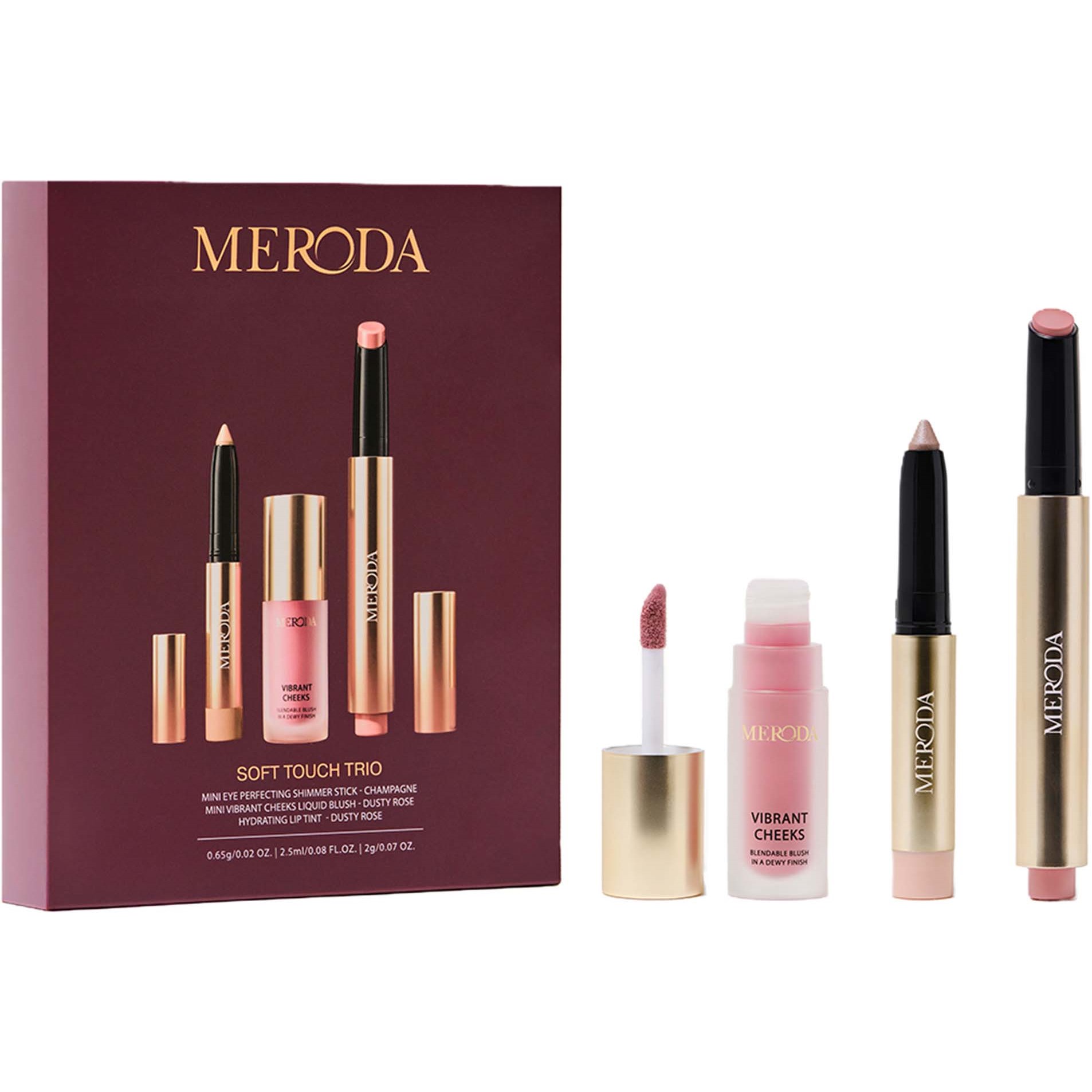 Meroda Cosmetics Soft Touch Trio