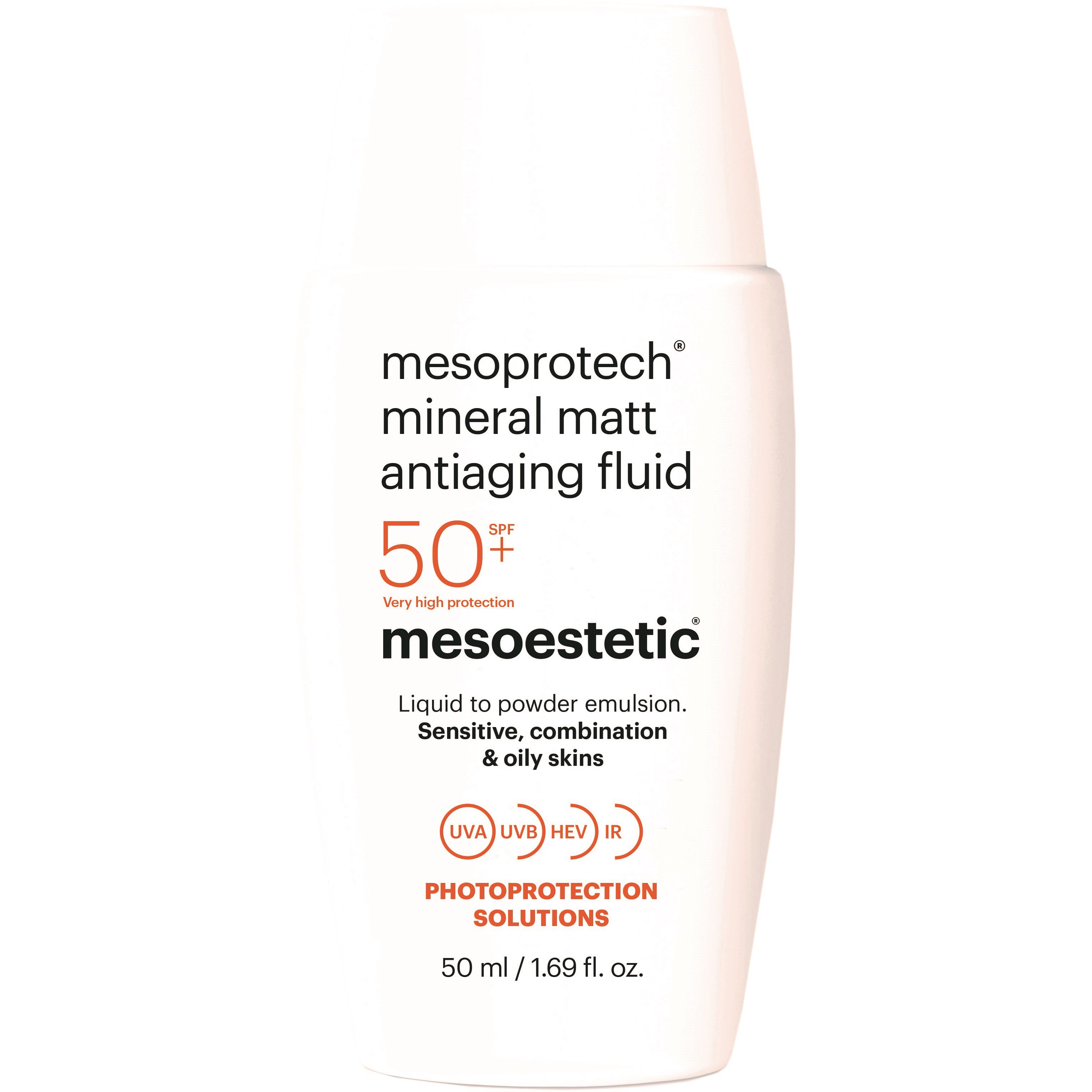 Produktfoto för Mesoestetic Mineral matt antiaging fluid 50+ 50 ml