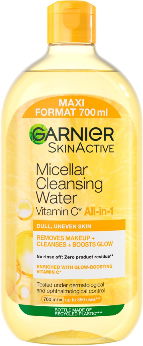 Garnier Garnier SkinActive Micellar Cleansing Water Vitamin C All-In-1 for Dull Uneven Skin 700 ml