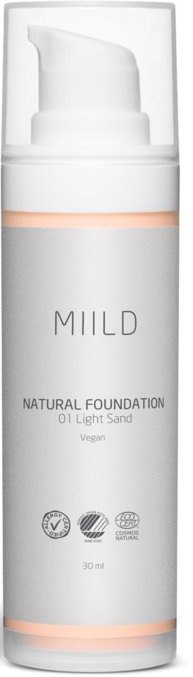 Miild Natural Foundation 01 Light Sand