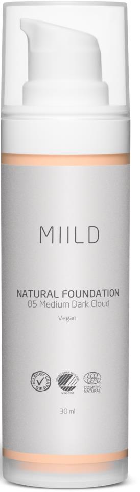 Miild Natural Foundation 05 Medium Dark Cloud
