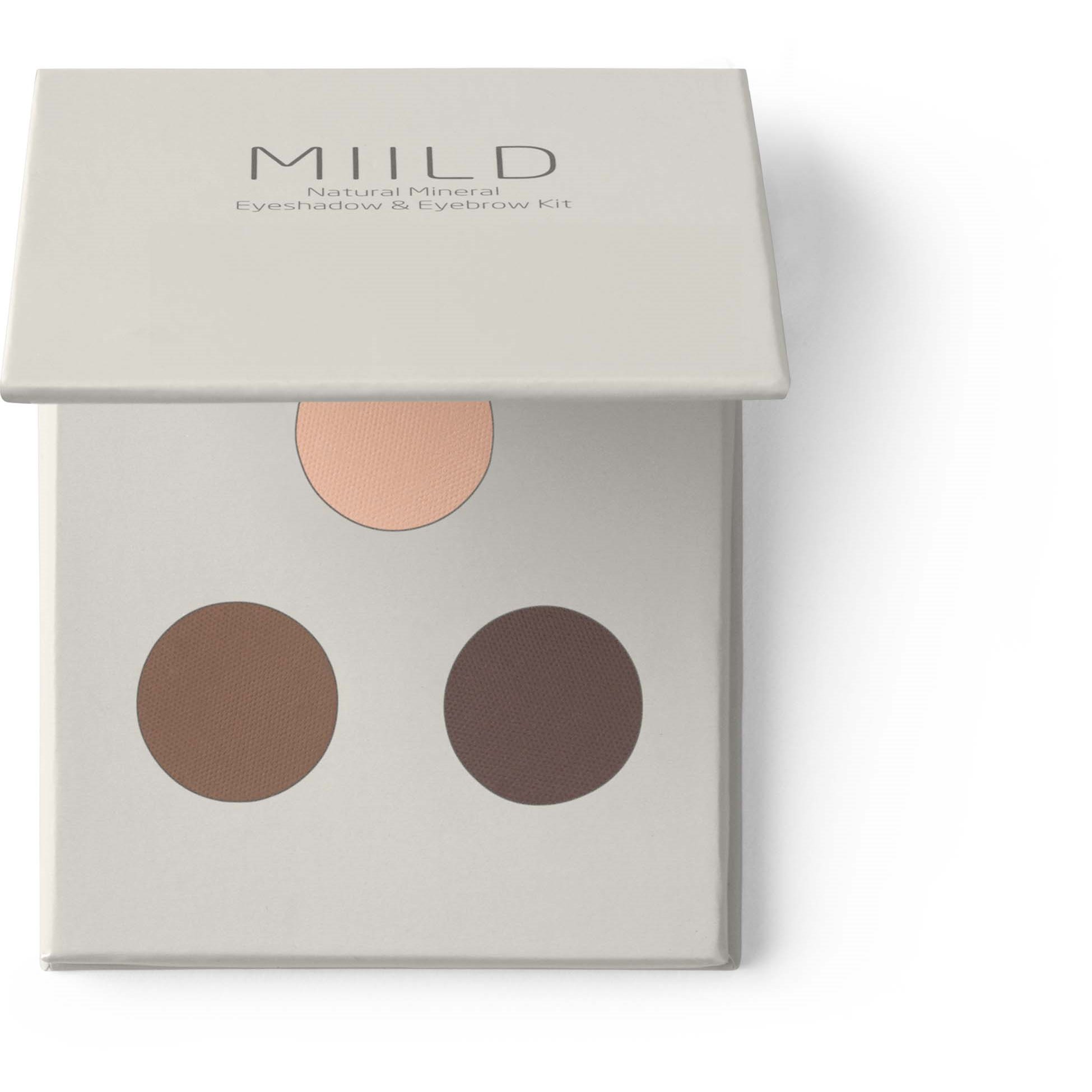 Miild Natural Mineral Eyeshadow & Eyebrow Kit 02 Dark Stone